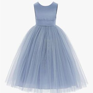 Blue Tulle Toddler Dress